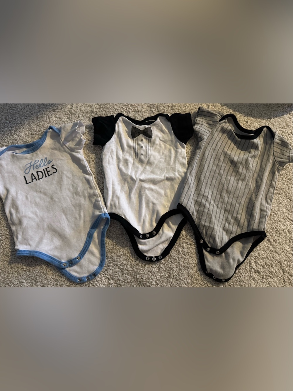 Hudson Baby Unisex Baby Cotton Bodysuits 3-pack